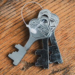 インドの南京錠 Sonica Sikander / 65mm 10cm x 6.5cm程度 - サブ4