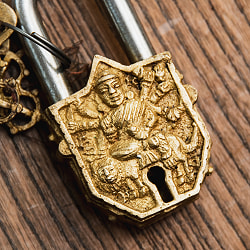 アンティーク調 ミニ南京錠 ドゥルガー - サブ2