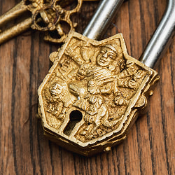 アンティーク調 ミニ南京錠 ドゥルガー - サブ3