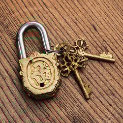 アンティーク調 ミニ南京錠 ドゥルガー - サブ5