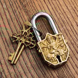 アンティーク調 ミニ南京錠 ドゥルガー