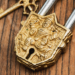 アンティーク調 ミニ南京錠 ラクシュミ - サブ3