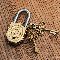 アンティーク調 ミニ南京錠 ラクシュミ - サブ5