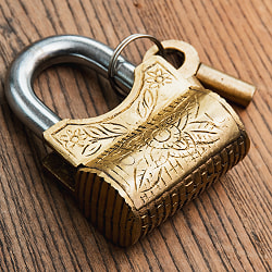 アンティーク調 インドのからくり南京錠 - サブ3