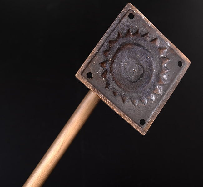 【一点もの】ブラス メタル タオルハンガー 6 - 裏面です