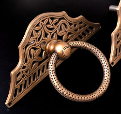 【一点もの】ブラス アジアンアンティック風ドアハンドル - サブ2