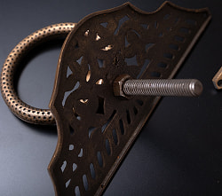 【一点もの】ブラス アジアンアンティック風ドアハンドル - サブ4