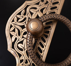 【一点もの】ブラス アジアンアンティック風ドアハンドル - サブ5