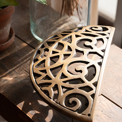 【一点もの】ブラス アジアンアンティック風ドアハンドル - サブ2