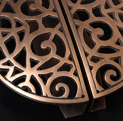 【一点もの】ブラス アジアンアンティック風ドアハンドル - サブ3