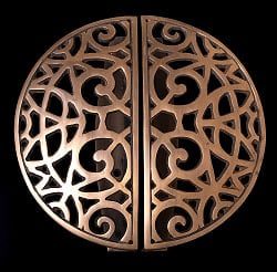 【一点もの】ブラス アジアンアンティック風ドアハンドルの画像