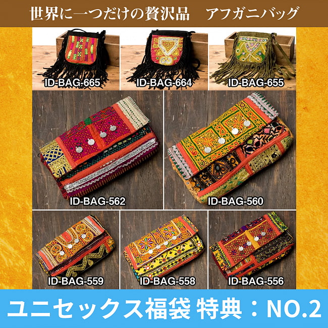 【日頃の感謝を込めて】豪華なマハラジャ福袋 - 雑貨・エスニックファッションなどがたっぷり!【発送予約】 21 - ユニセックス:No.2