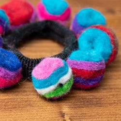 フェルトヘアーゴム　ぐるぐる - サブ2