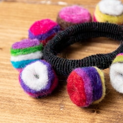 フェルトヘアーゴム　ぐるぐる - サブ3