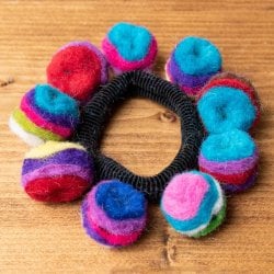 フェルトヘアーゴム　ぐるぐる(NP-ACS-449)