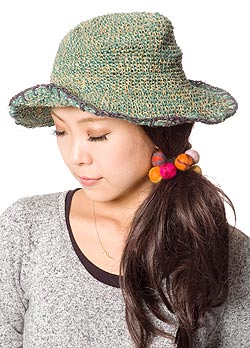 フェルトヘアーバンド まるまる - 黄色×オレンジ系 - サブ2