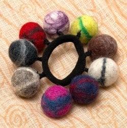 フェルトヘアーバンド　ぐるぐる - ミックスカラー(NP-ACS-687)