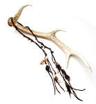 3通り楽しめる!ヒッピーヘアバンド 【茶】の商品写真