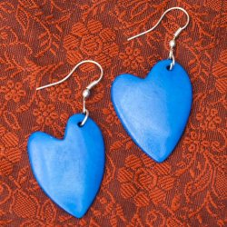 ハート型のボーンピアス【両耳ペア】