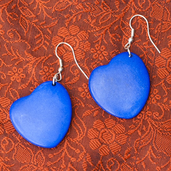 ハート型のボーンピアス【両耳ペア】の写真