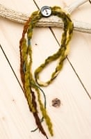 もこもこフェルトのヒッピーヘアバンド - 緑系の商品写真