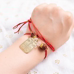 インドのお守り　真鍮プレートのカヴァチ　マハームリティユンジャヤ - サブ5