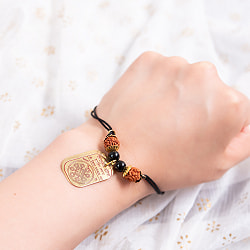 真鍮プレートのカヴァチ　カーラサルパ・ヨーガ・ヤントラ - サブ5