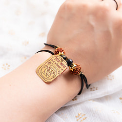 真鍮プレートのカヴァチ　シュリ・シャニ・ヤントラ - サブ5