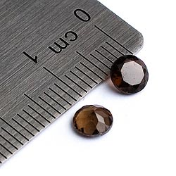 〔1個〕スモーキー　クオーツ[5mm cut] - サブ2