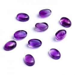 〔1個〕アメジスト[5 x 7mm round](NP-CRYS-106)