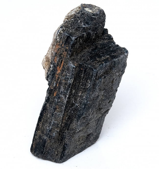 ブラック トルマリンの原石[154g]の写真1枚目です。お送りするトルマリンです宝石の原石,宝石,パワーストーン,トルマリン、ブラックトルマリン、電気石