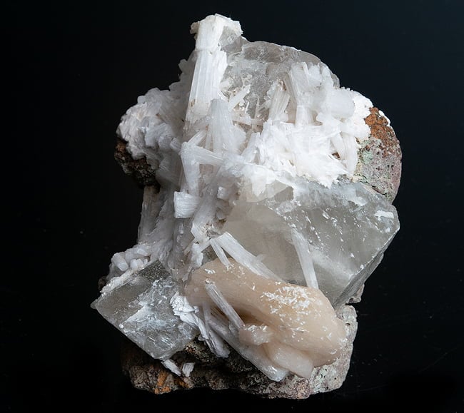 【1点物】インドヒマールのクリスタル・クラスター[526g]の写真クラスター,原石,クリスタル,水晶,クオーツ,ヒマラヤ水晶