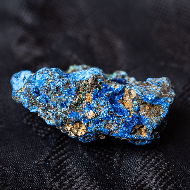 〔一点物〕アズライト・マラカイト　原石　天然石　ラオス産〔20g〕 2 - 別の角度からの写真です