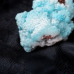 〔一点物〕ブルースミソナイト　原石　天然石　ニューメキシコ産〔128g〕 - サブ3