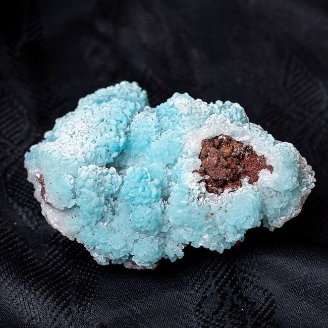 〔一点物〕ブルースミソナイト　原石　天然石　ニューメキシコ産〔128g〕の写真Blue Smithsonite,原石,天然石,パワーストーン,タロットカード,オラクルカード,浄化,メキシコ,カラミン石,クリスタル