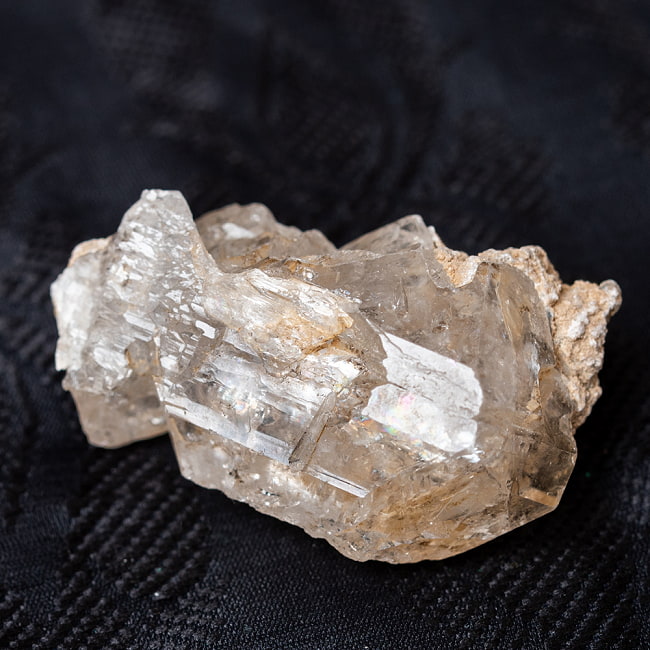 〔一点物〕ダイヤモンドクォーツ　ダイヤモンド水晶　原石　天然石〔33g〕 2 - 別の角度からの写真です
