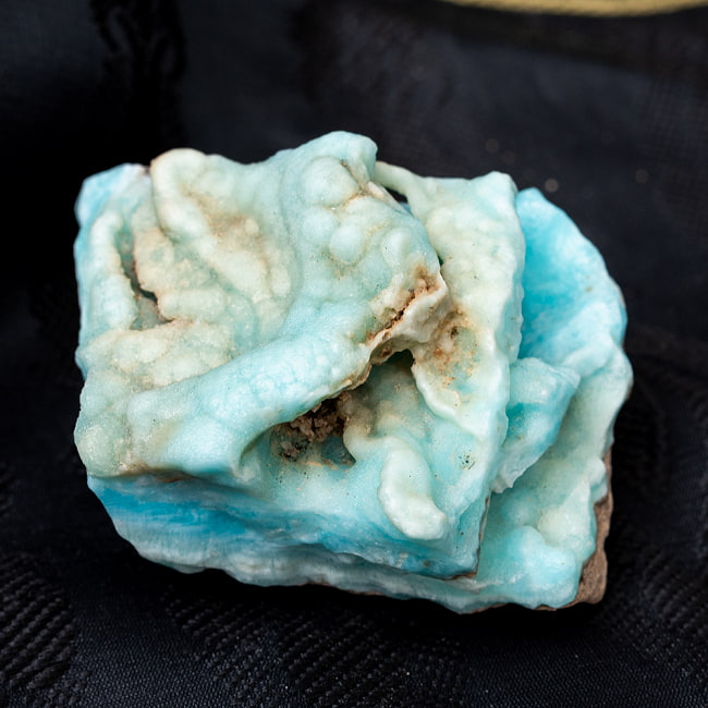 〔一点物〕ブルーアラゴナイト　原石　天然石　モロッコ産〔162g〕 2 - 別の角度からの写真です
