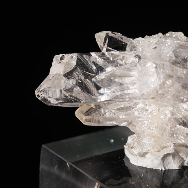 【一点物】 ヒマラヤ水晶原石 【28g】クラスター・透明・ダビー 5 - 抜群の透明度です