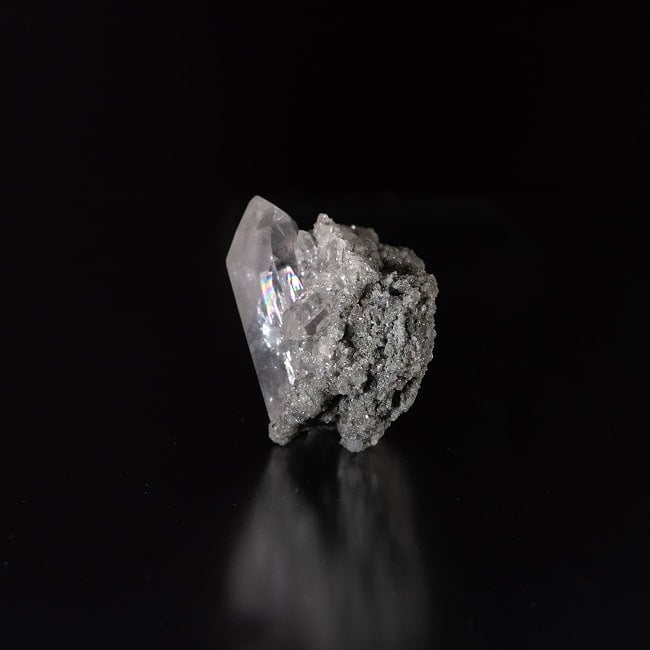 【一点物】 ヒマラヤ水晶原石 【37.5g】クラスター・貫入・レインボー 3 - 別角度からの写真です