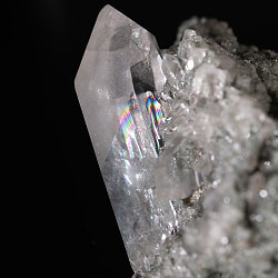 【一点物】 ヒマラヤ水晶原石 【37.5g】クラスター・貫入・レインボー - サブ4