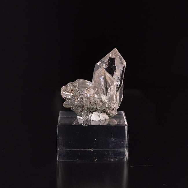 【一点物】 ヒマラヤ水晶原石 【19.5g】クラスター・クローライト・イシス・ゲートウェイ・レインボー 3 - 別角度からの写真です