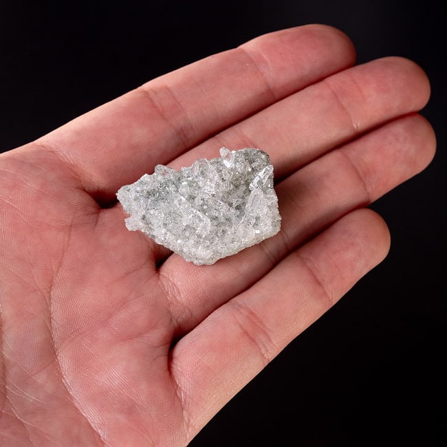 【一点物】 ヒマラヤ水晶原石 【18g】クラスター・透明・ツイン 7 - このくらいのサイズ感になります
