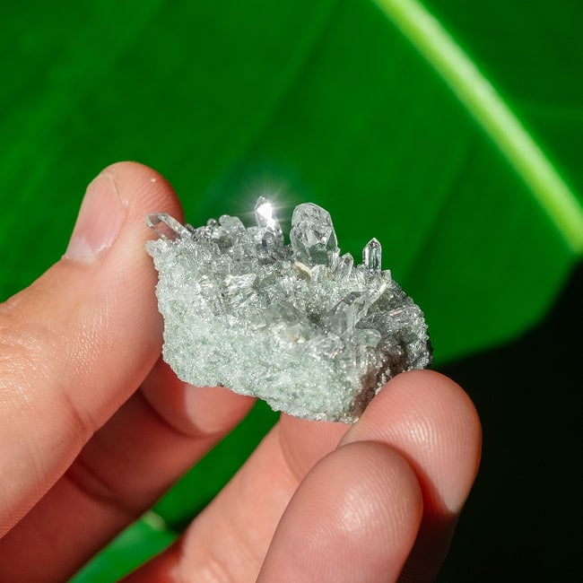 【一点物】 ヒマラヤ水晶原石 【18g】クラスター・透明・ツインの写真