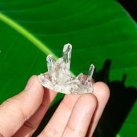 【一点物】 ヒマラヤ水晶原石 【16.5g】クラスター・透明・バーコード・レインボー