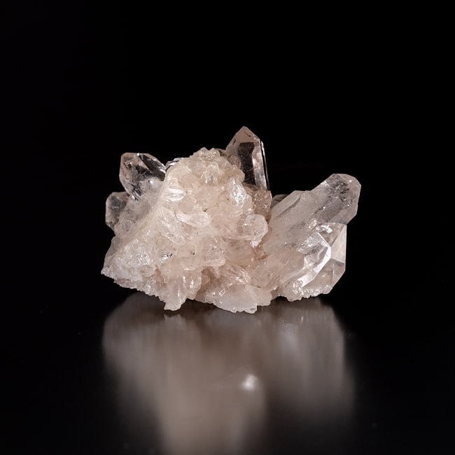 【一点物】 ヒマラヤ水晶原石 【82g】クラスター・タビー・バーコード・レインボー 3 - 別角度からの写真です