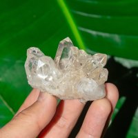 【一点物】 ヒマラヤ水晶原石 【82g】クラスター・タビー・バーコード・レインボー