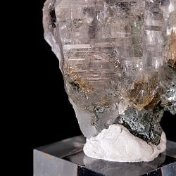 【一点物】 ヒマラヤ水晶原石 【107.5g】ポイント・クローライト・ルチル・セルフヒールド・バーコード - サブ4