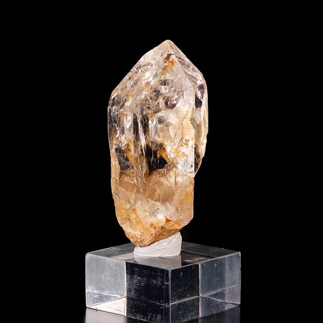 【一点物】 ヒマラヤ水晶原石 【63g】ポイント・透明・レシーバー・バーコード・レインボー・貫入りの写真