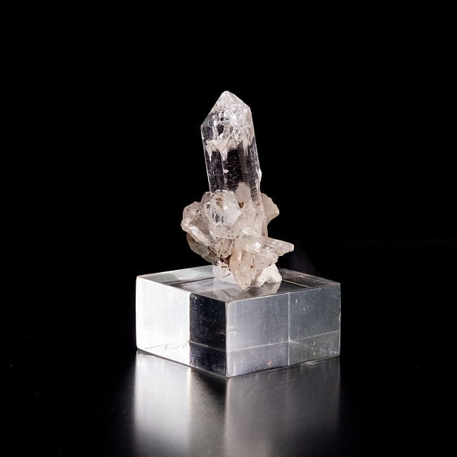 【一点物】 ヒマラヤ水晶原石 【19g】クラスター・透明・ゲートウェイ・バーコード 2 - 別角度からの写真です