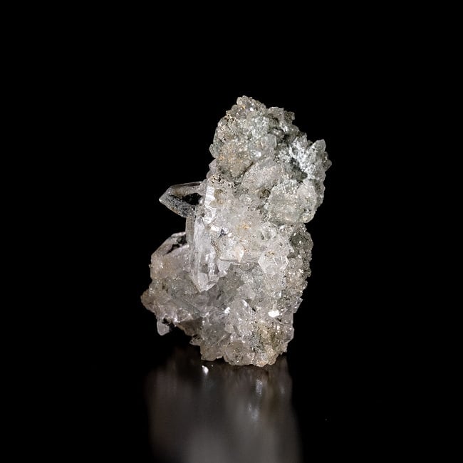 【一点物】 ヒマラヤ水晶原石 【74g】クラスター・クローライト 3 - 別角度からの写真です